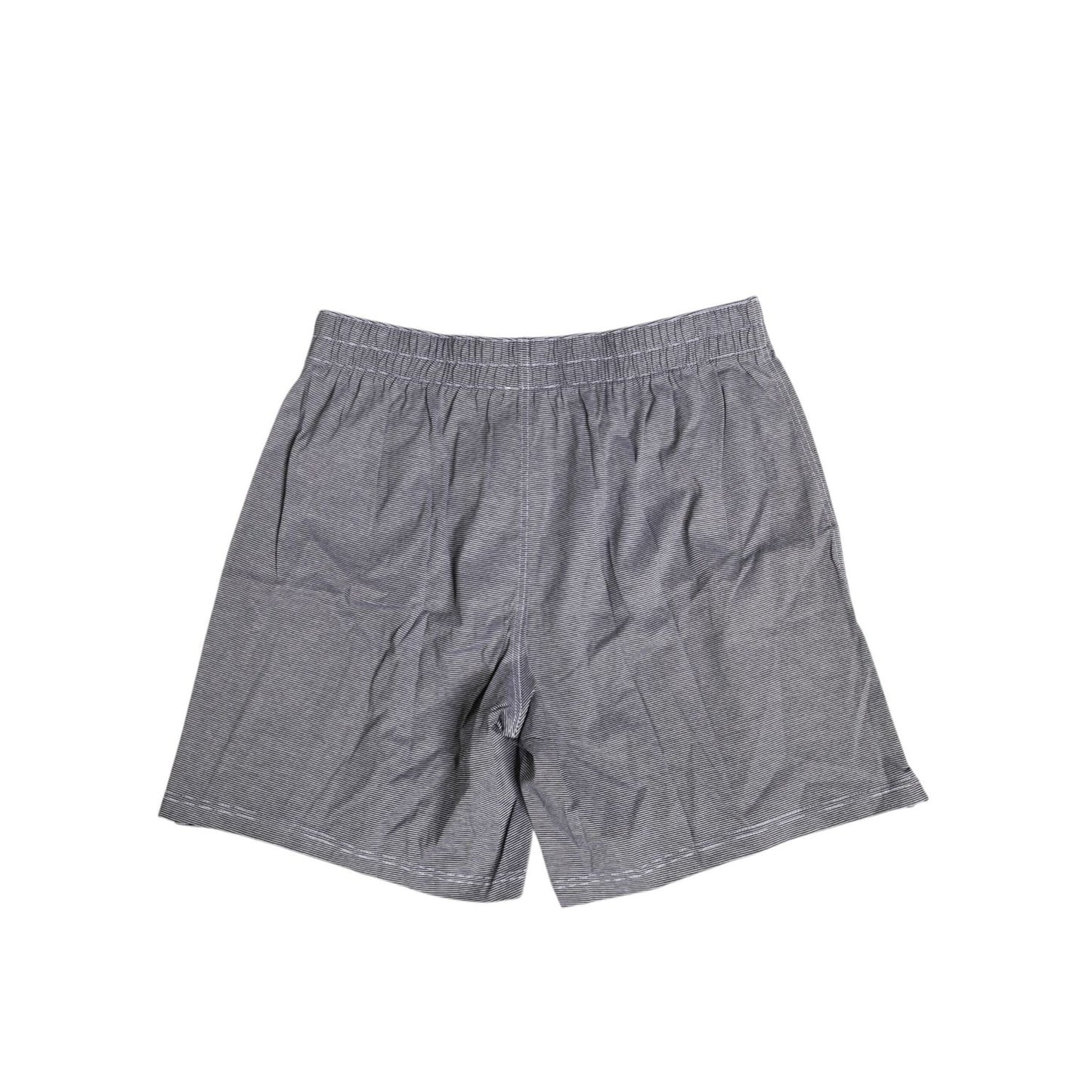 Dolce & Gabbana Gray Striped Cotton Regular Boxer Underwear BIK1709-3