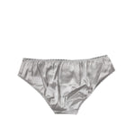 Dolce & Gabbana Gray Silk Stretch Bottom Low Waist Panty Underwear BIK1304-2