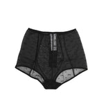 Dolce & Gabbana Black Logo Girdle High Waisted Panty Underwear BIK1511-2