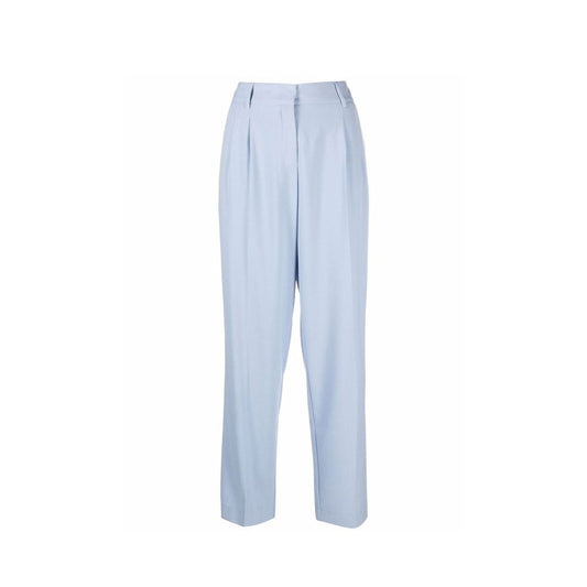 BLANCA VITA Blue Elastane Dress Pants