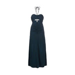 Self-Portrait Cut-Out Ruched Maxi Dress SE-8736578961620-38