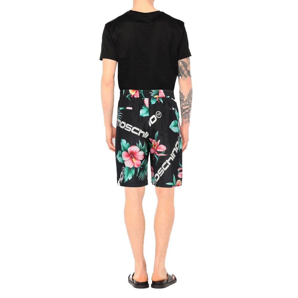 Moschino Couture Black Silk Short And Mini Shorts