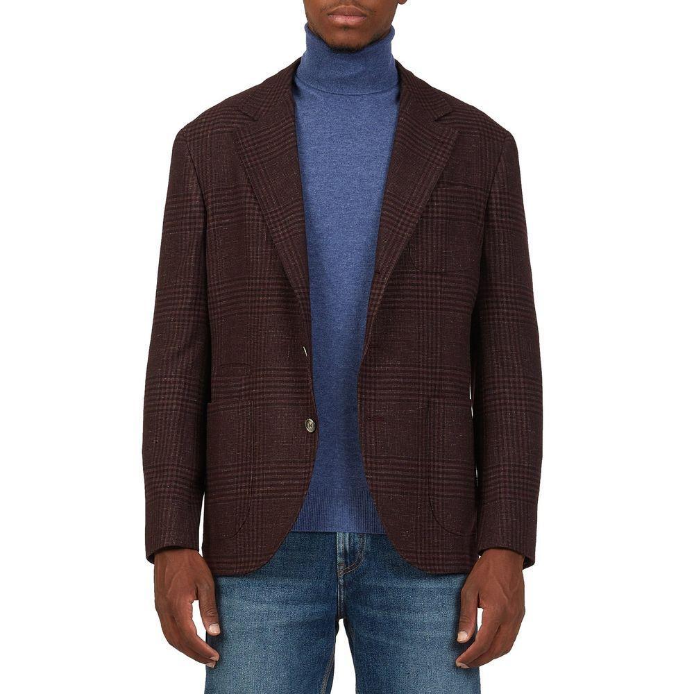 Brunello Cucinelli Tartan Wool Jacket BR-8736286998740-48 | M