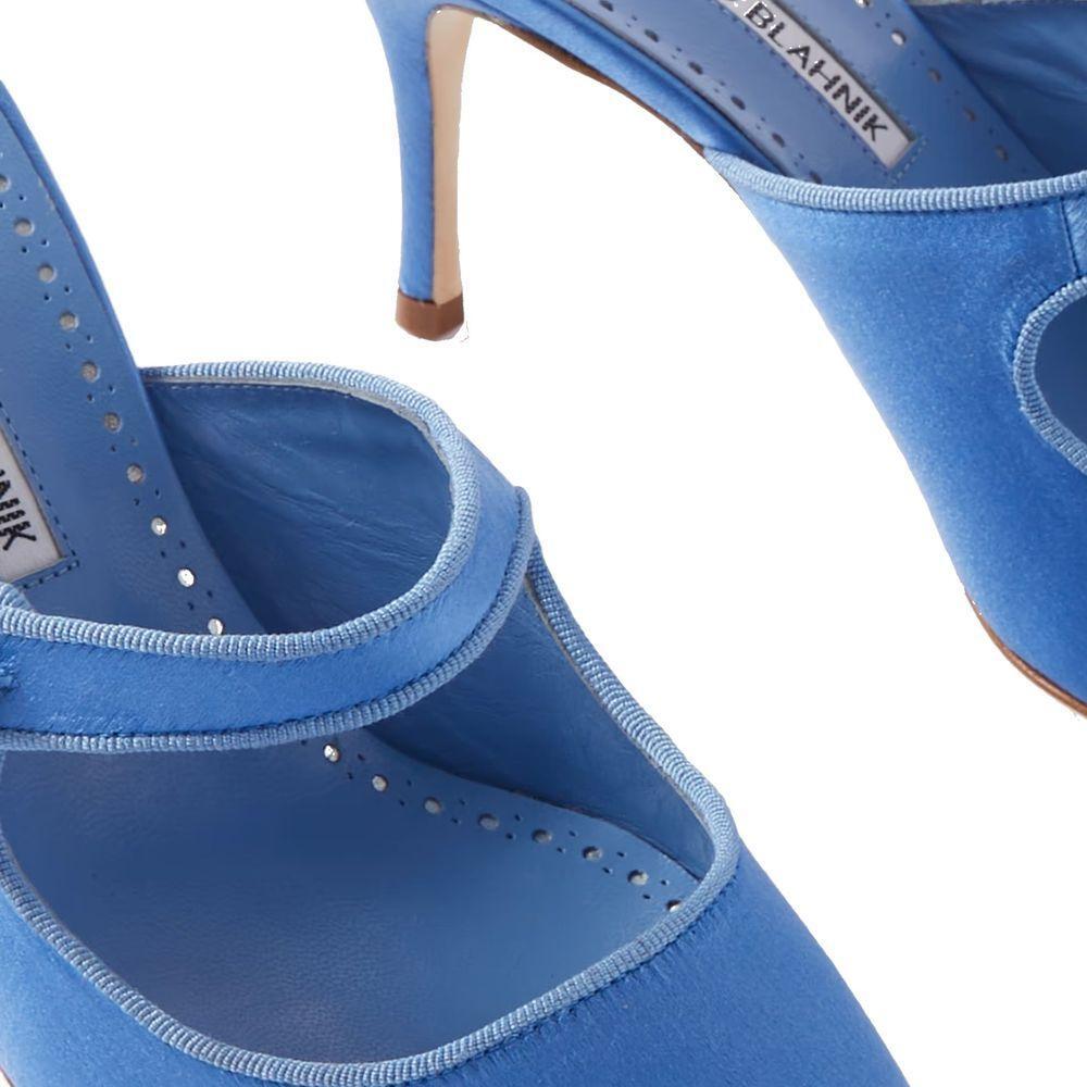 Manolo Blahnik Camparimu Jewel 070 Mules MA-8736455426260-EU36/US6