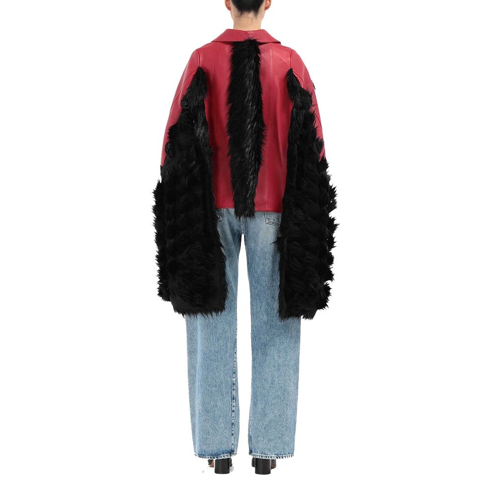 Maison Margiela Red Leather Cloacks