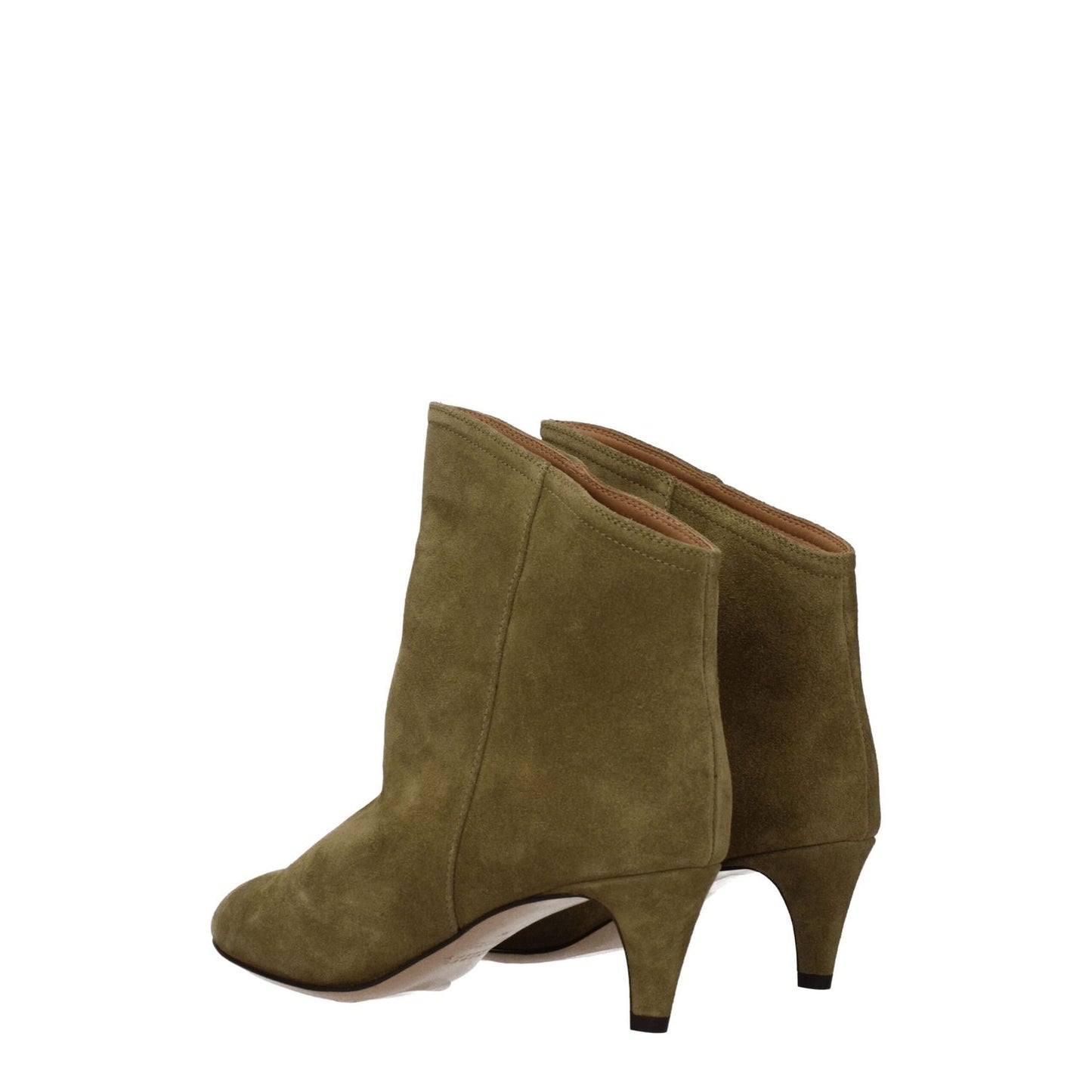 Isabel Marant Gray Leather Ankle Boots IS-8547450650889-EU36/US6