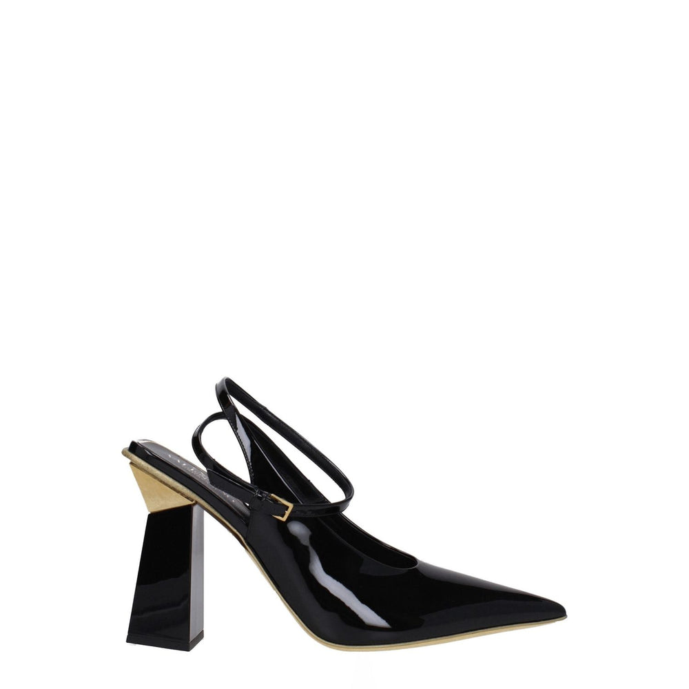 Valentino Garavani Black Leather Sandals VA-8547461005577-EU36/US6