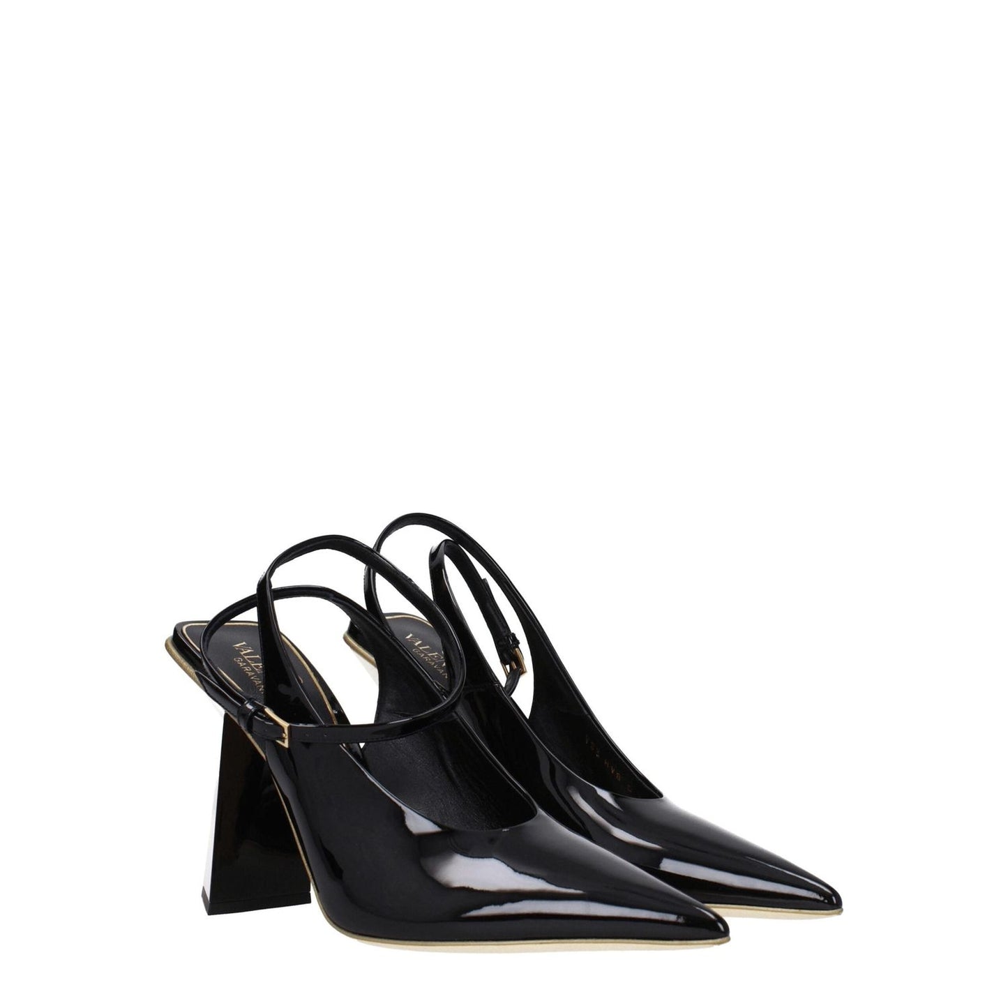 Valentino Garavani Black Leather Sandals VA-8547461005577-EU36/US6