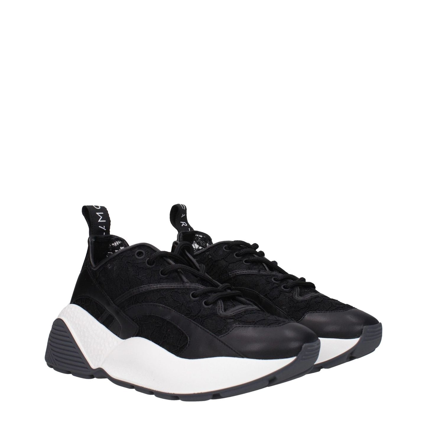 Stella McCartney Black Fabric Chunky Sneakers ST-8597782462729-EU38/US8