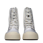 Philippe Model Gray Leather Ankle Boots PH-15068716826889-EU37/US7