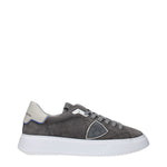Philippe Model Gray Leather Sneakers PH-15086943273225-EU39/US6