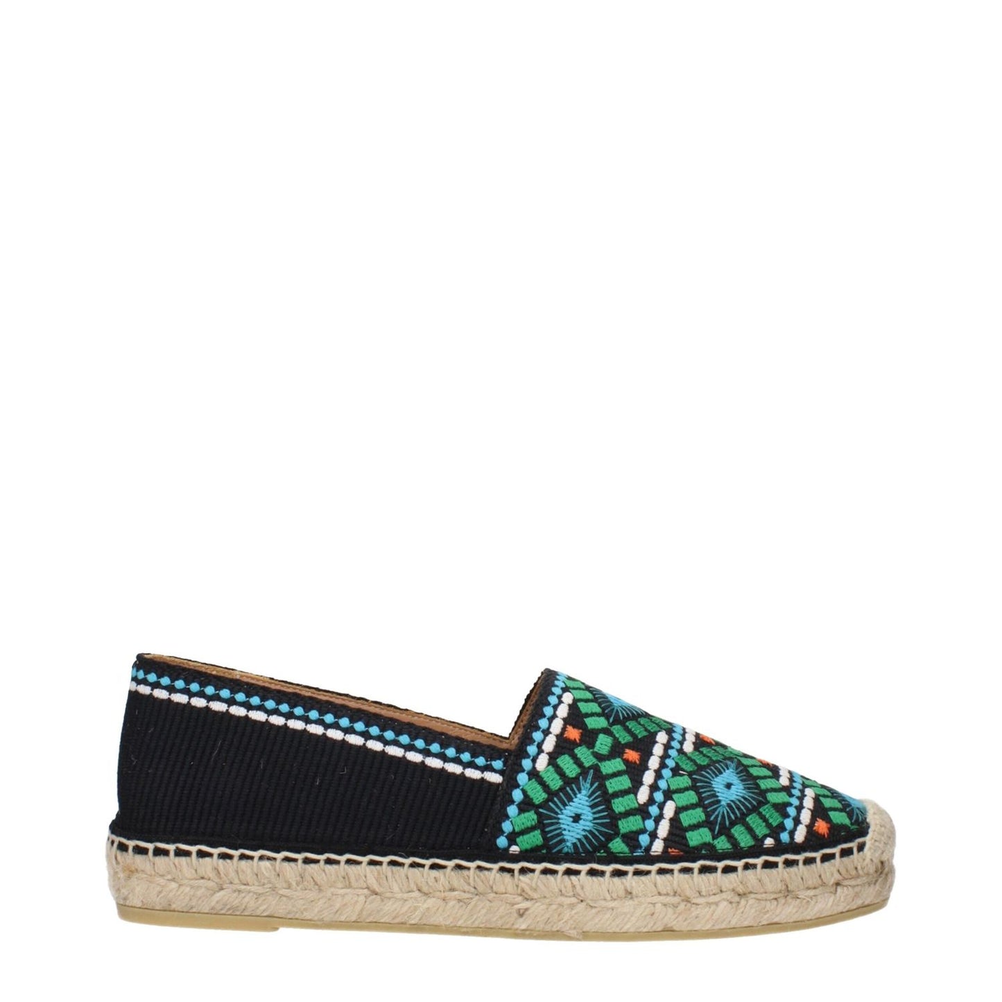 Prada Black Fabric Espadrilles PR-15185724768521-EU37/US7