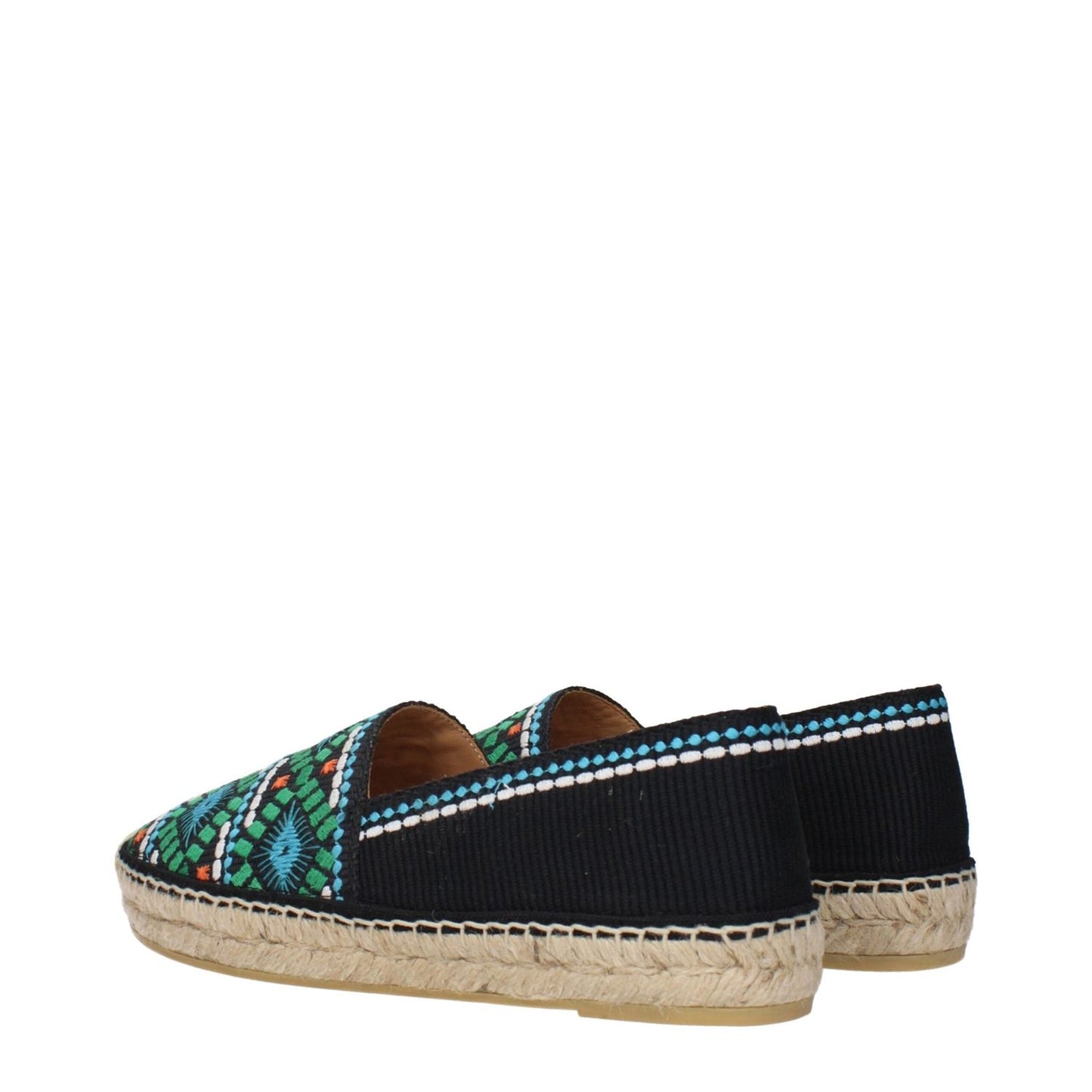 Prada Black Fabric Espadrilles PR-15185724768521-EU37/US7