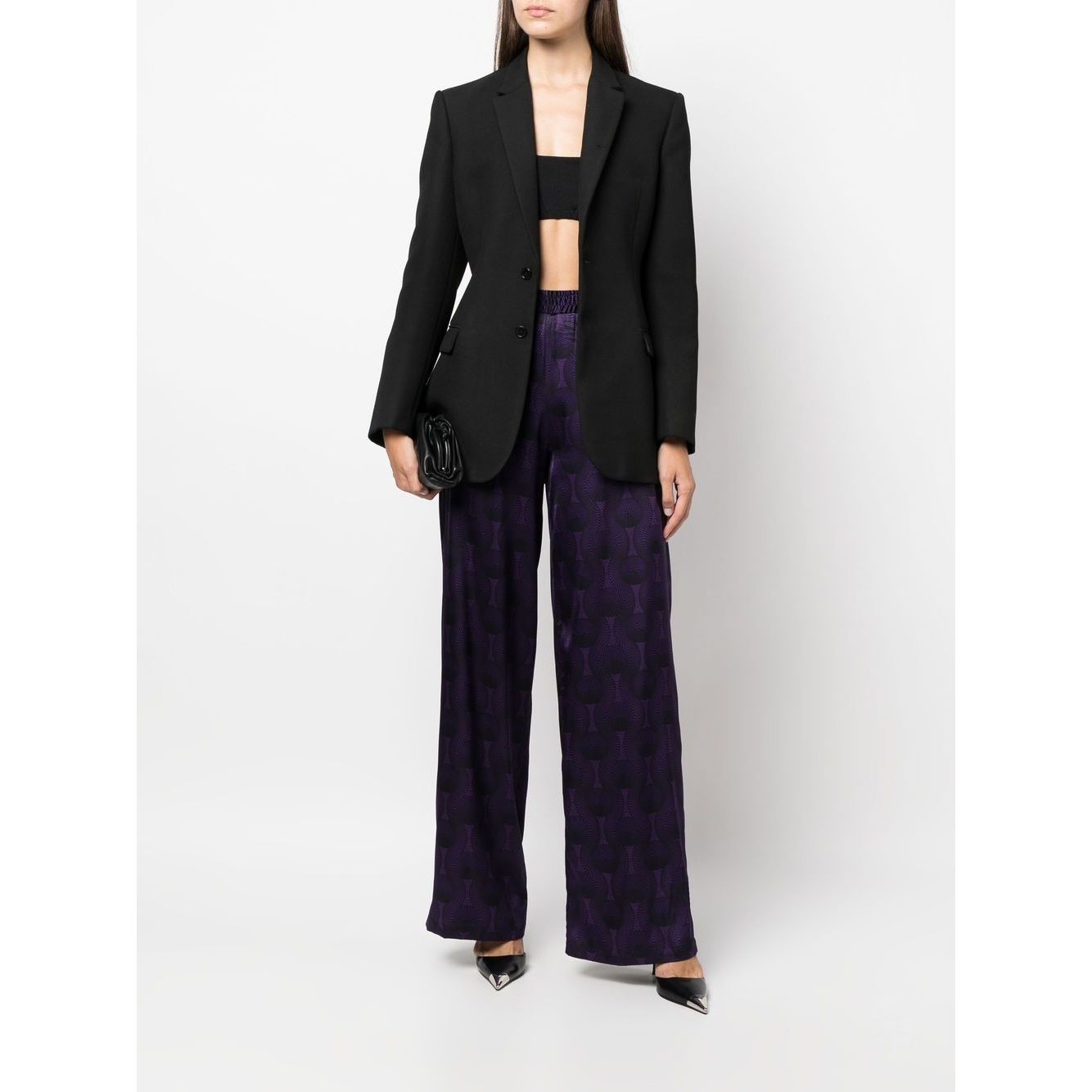 OZWALD BOATENG Trousers Purple Trousers
