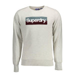 Superdry Gray Cotton Sweater SU-826-XXL