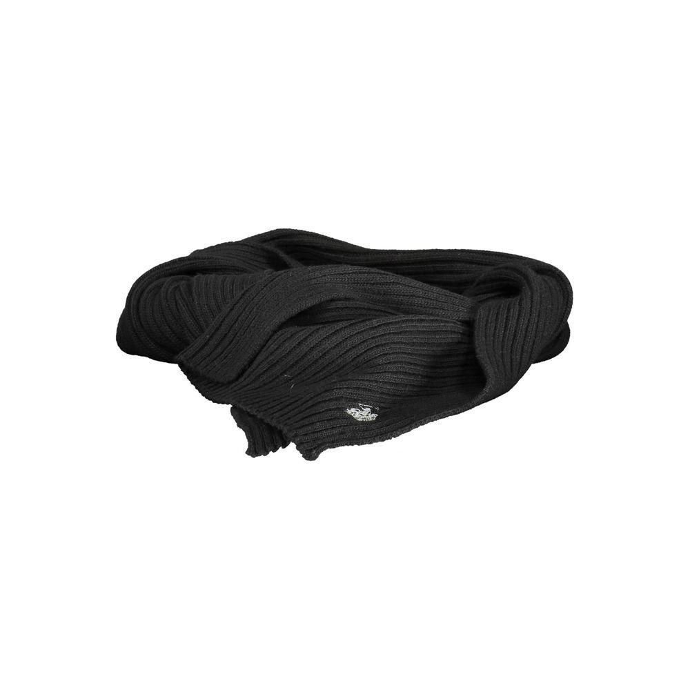 U.S. POLO ASSN. Black Wool Scarf US-16938