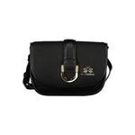 La Martina Black Polyethylene Handbag LA-20556