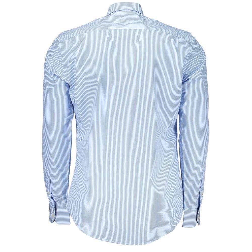 Harmont & Blaine Blue Cotton Shirt HA-23718-XXL