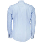 Harmont & Blaine Blue Cotton Shirt HA-23718-XXL