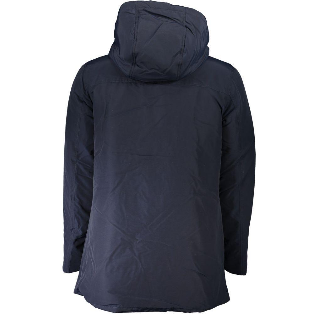 Woolrich Blue Cotton Jacket WO-24360-XXL