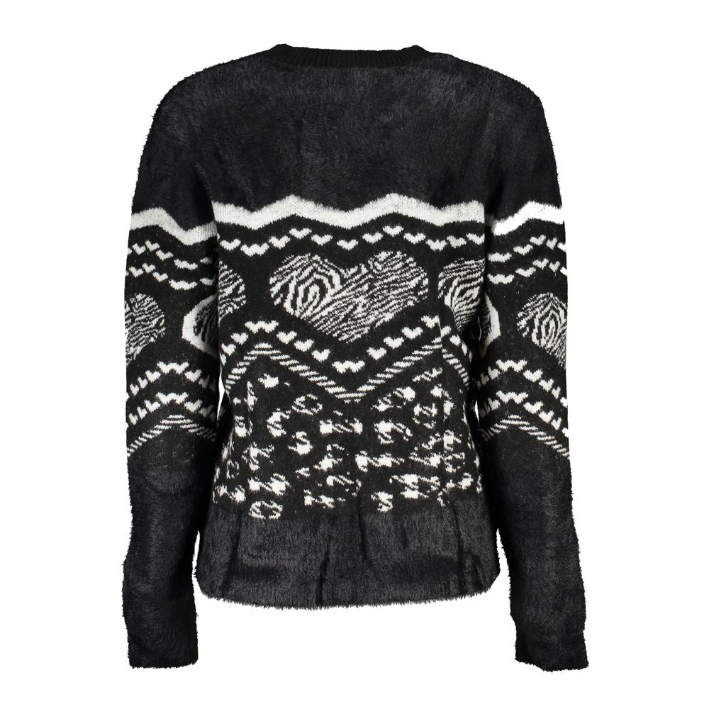 Desigual Black Polyester Sweater DE-24885-M