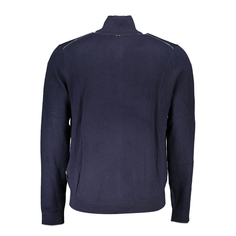 Napapijri Blue Fabric Sweater NA-25299-S