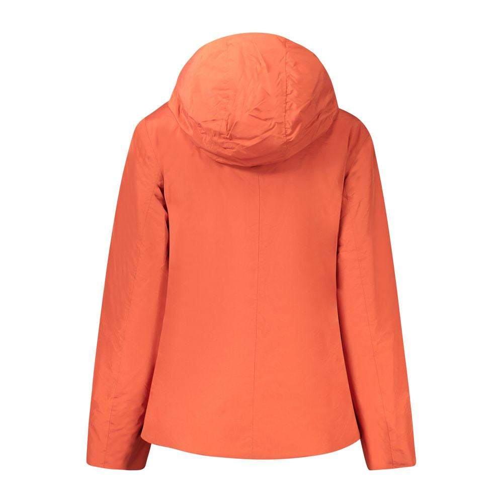 K-WAY Red Polyamide Jackets & Coat KW-34229-S