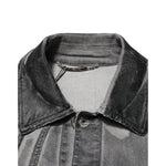 Dolce & Gabbana Gray Washed Cotton Stretch Denim Jacket JKT41542-48