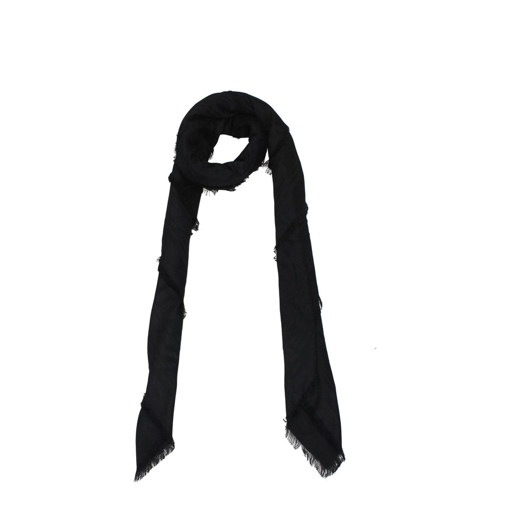 Balmain Black Viscose Foulards BA8547368599817BT