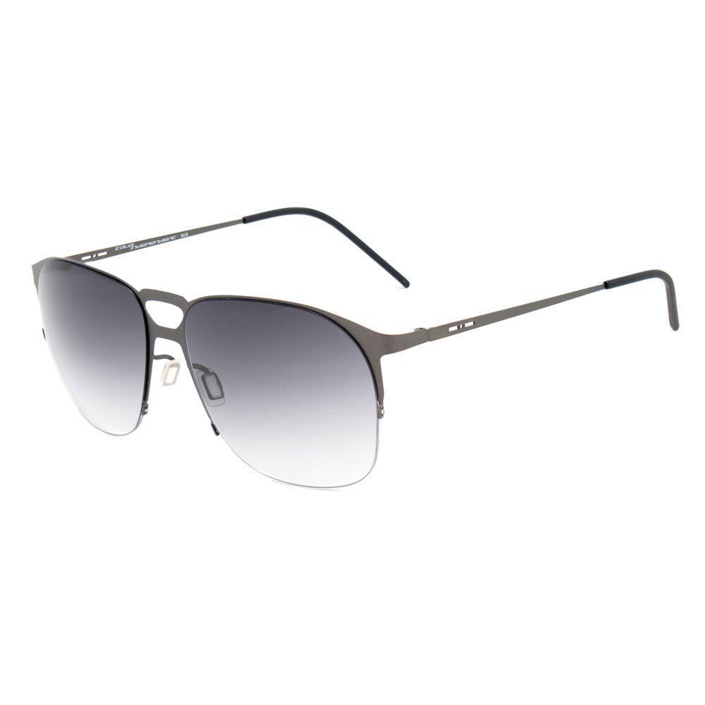 Italia Independent Gray Metal Sunglasses