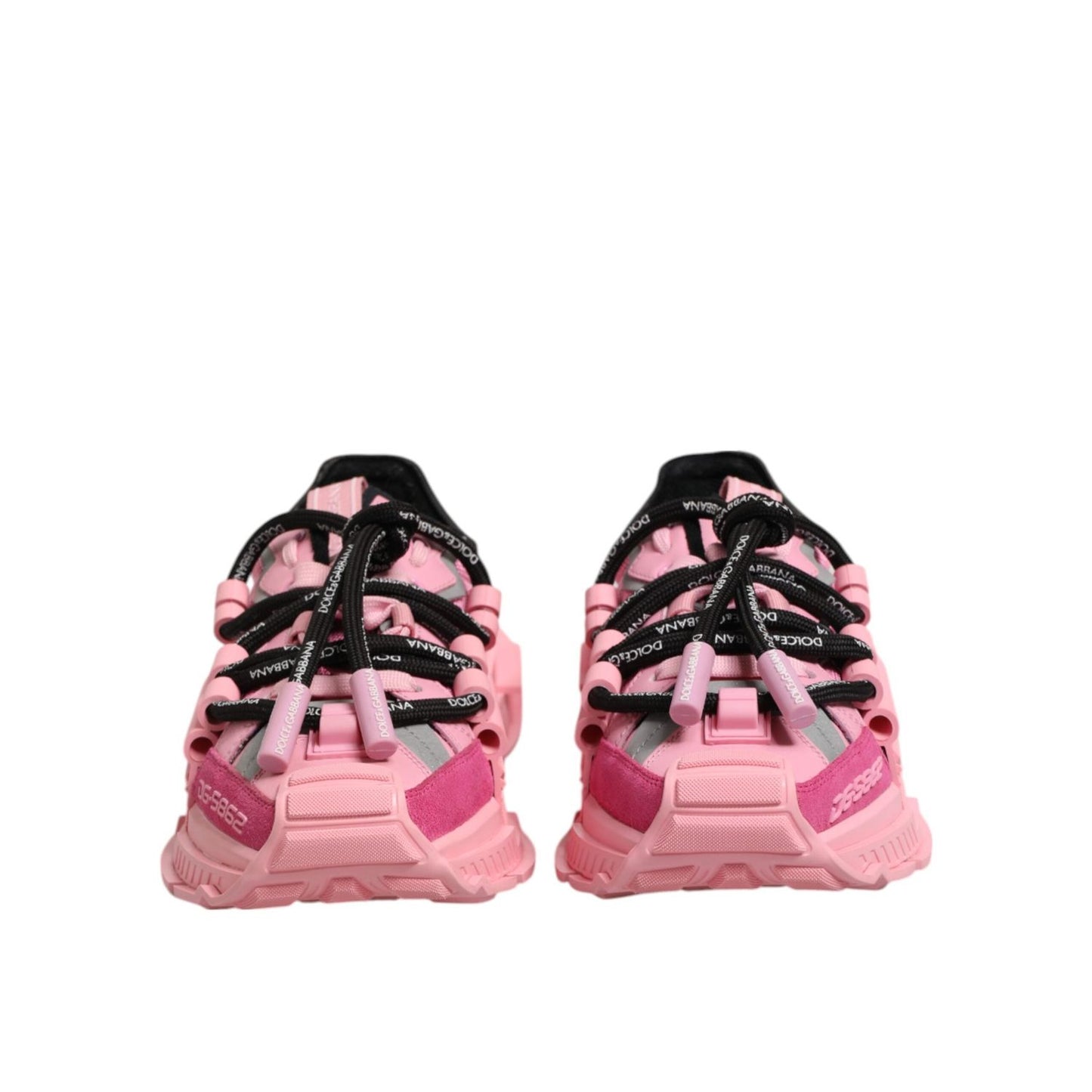 Dolce & Gabbana Pink Low Top Space Women Sneakers Shoes LA12901-35