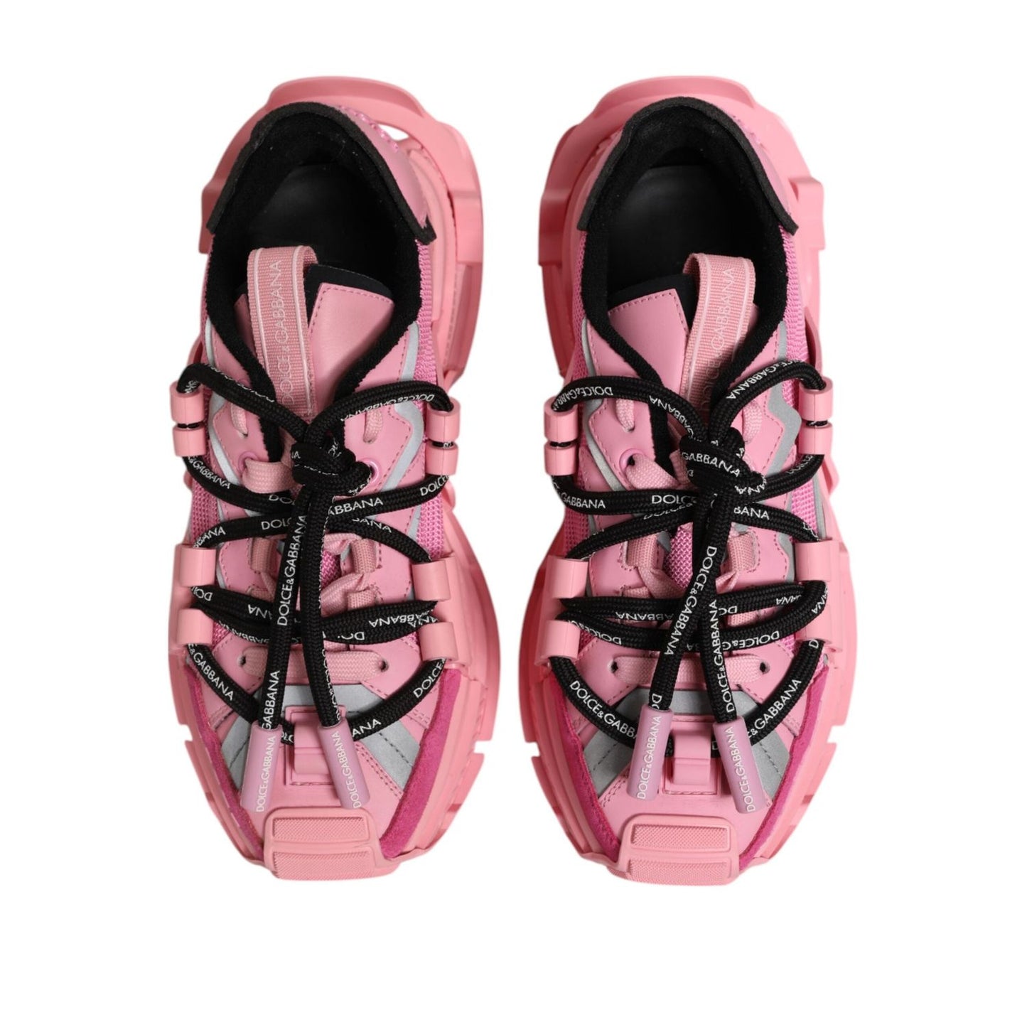 Dolce & Gabbana Pink Low Top Space Women Sneakers Shoes LA12901-35