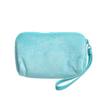Dolce & Gabbana Light Blue Solid Logo Clutch Sunglasses Holder Pouch Bag BAG4651