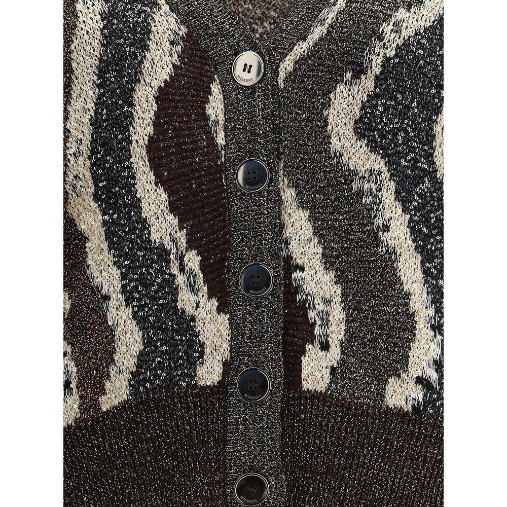 Missoni Wave pattern boxy Cardigan