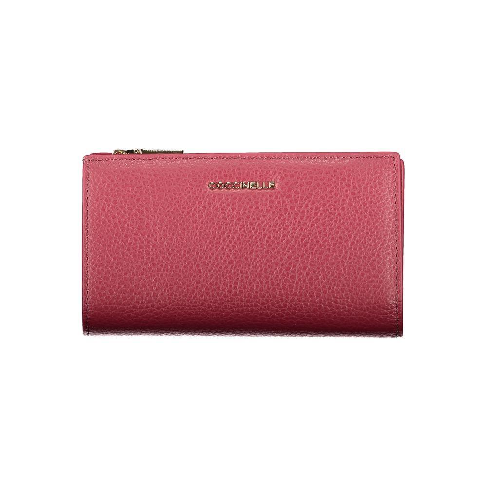 Coccinelle Purple Leather Women Wallet CO-39487