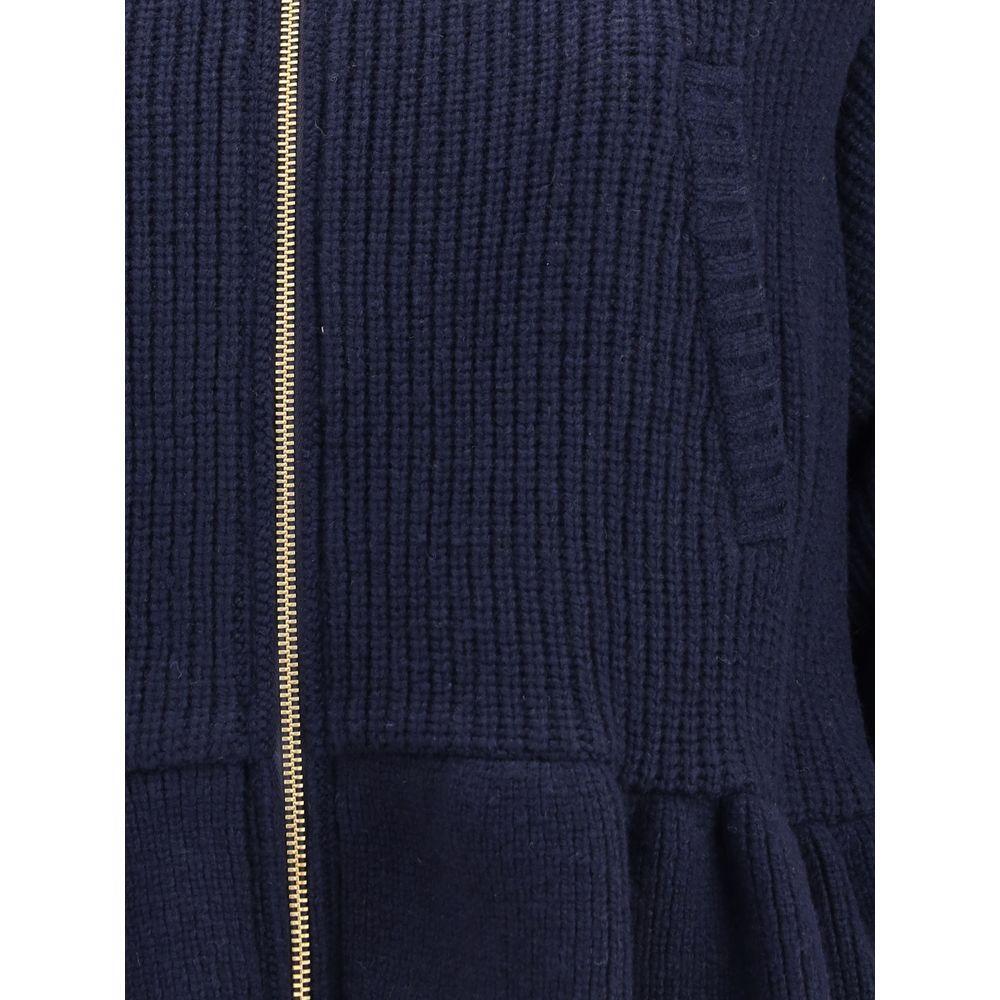 Undercover Bomber Jacket with wool inserts UN-UP2E1207NAVY-3