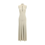 Self-Portrait Lurex knit long Dress SE-AW25137XGDGOLD-M