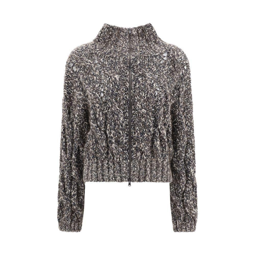 Brunello Cucinelli Braided Cardigan