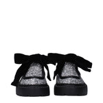 Jimmy Choo Gray Plastic Slip-On Loafers