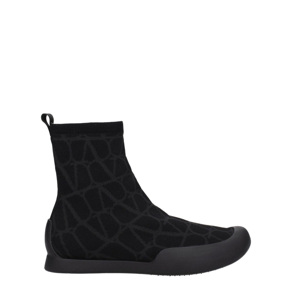 Valentino Garavani Black Fabric High Tops VA-8547414147337-EU39.5/US6.5