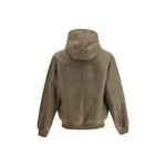 Emporio Armani Men Leather bomber Jacket