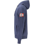 Norway 1963 Blue Polyester Men Sweater NO-39679-S
