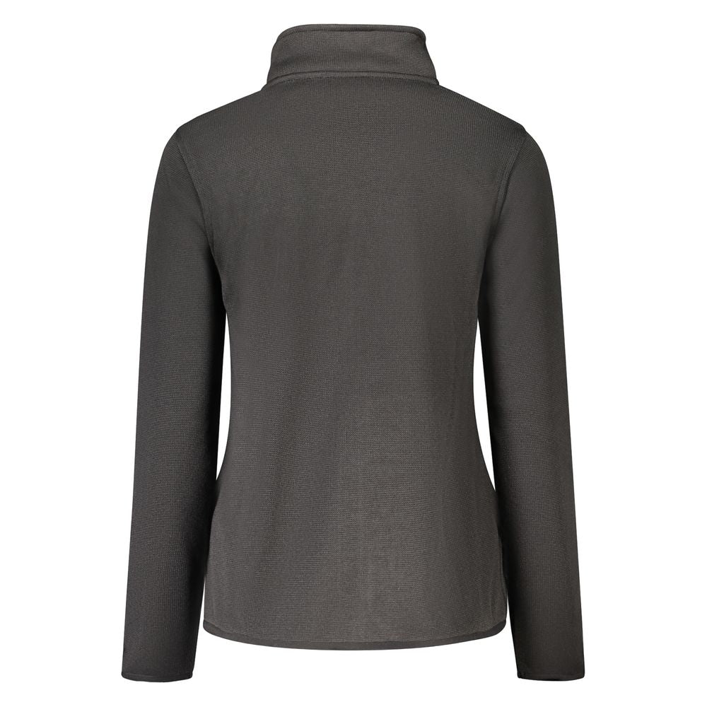 Norway 1963 Black Polyester Women Sweater NO-39686-S