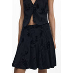 Desigual Black Polyester Women Skirt DE-39752-XS