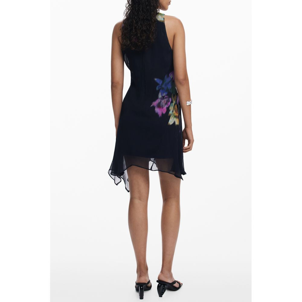 Desigual Black Polyester Women Dress DE-39768-XS