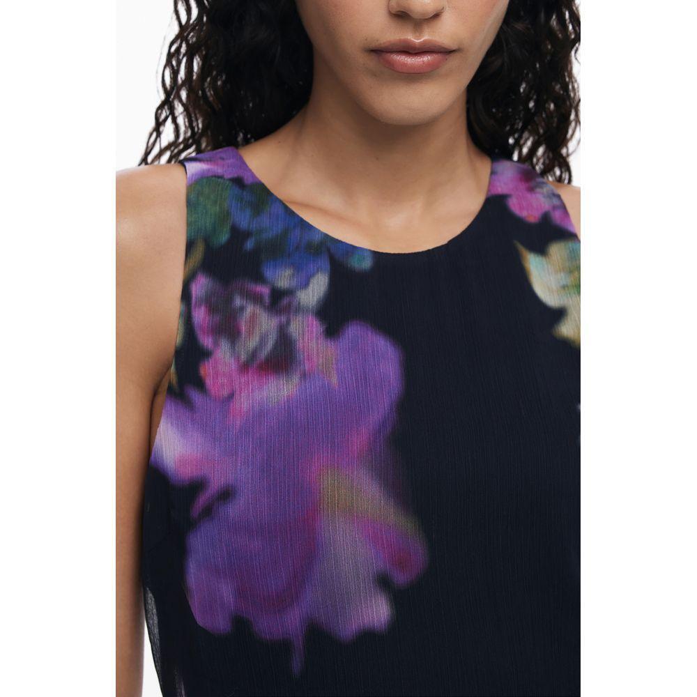 Desigual Black Polyester Women Dress DE-39768-XS