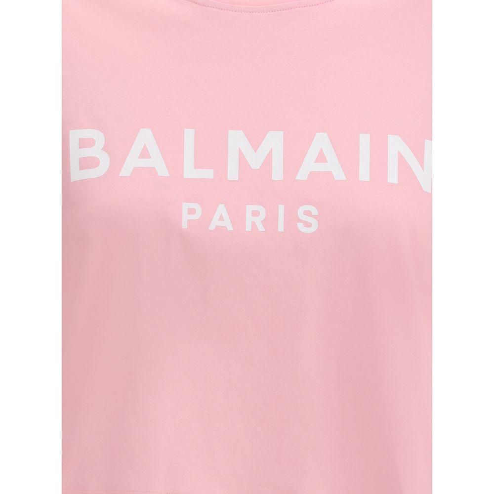 Balmain Logoed T-Shirt BA-BF1EE020BB02OHV-M