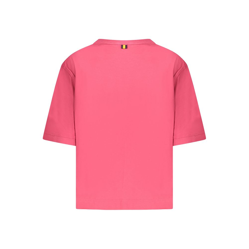 K-WAY Pink Cotton T-Shirt