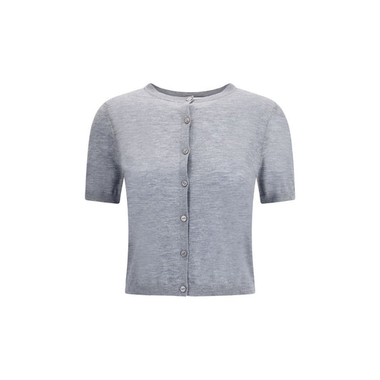 Lisa Yang Gray Cashmere Cardigan