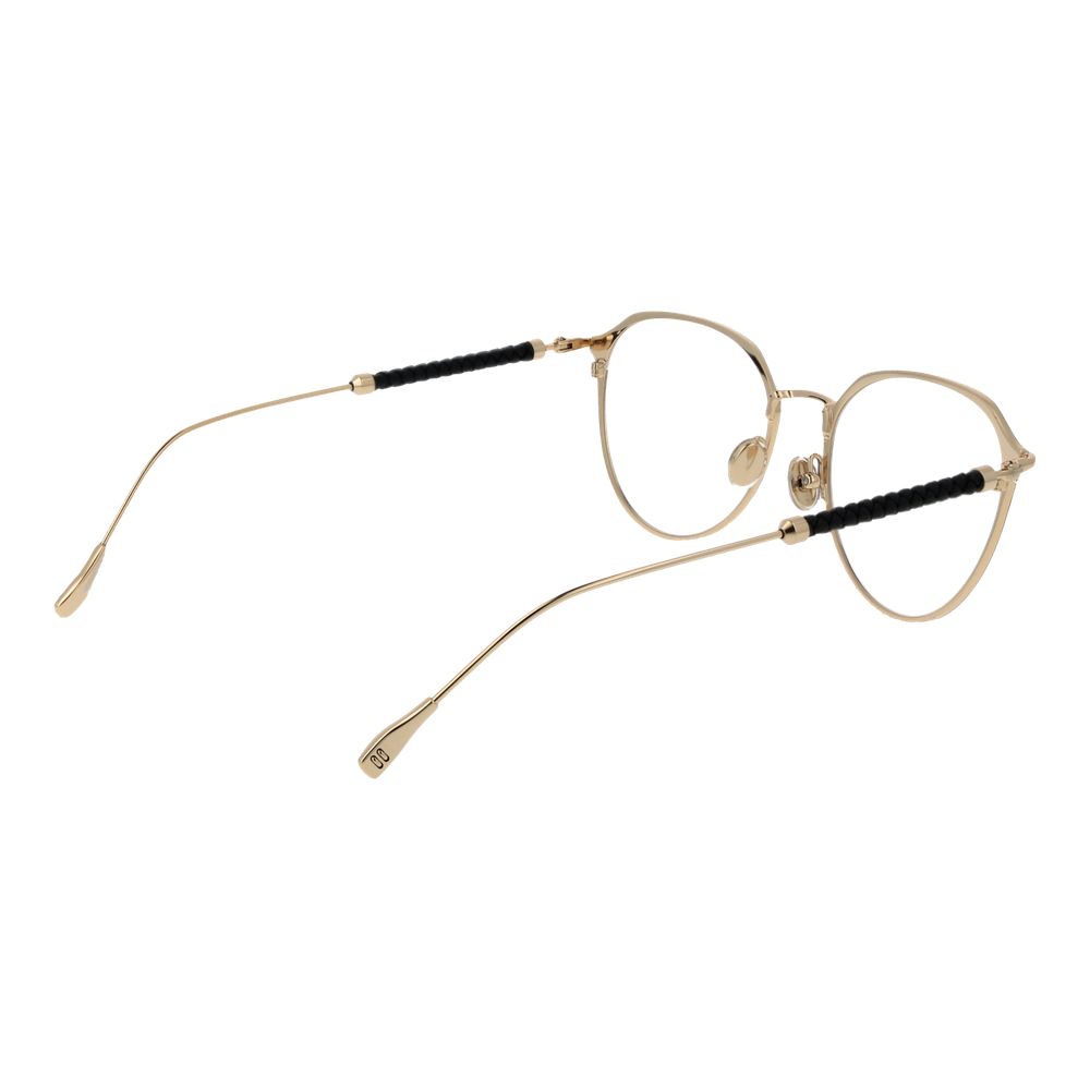 Tod's Black Metal Glasses (Frames) for women in full-rim panto style with black demo lenses, metal frame, size 51-18-140, includes branded case.